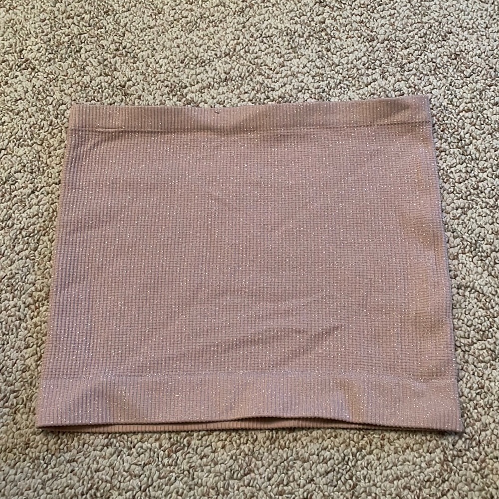 PacSun. Pink sparkly crop top. Size small.